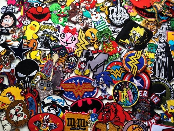 Wholesale 30 RANDOM Biker Patches Embroidered Sew Iron On Patch Car Biker  Racing
