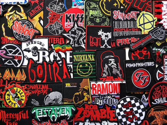 Punk Patches Collection Stock Illustration - Download Image Now - Heavy  Metal, 1990-1999, Rock Music - iStock