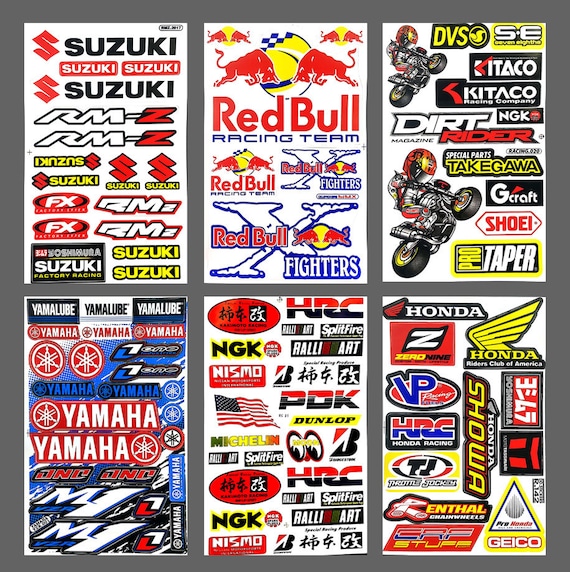 Adesivo per motocross, da moto, sportivo, per soggiorno, camera da letto, ragazzi, decorazione della stanza