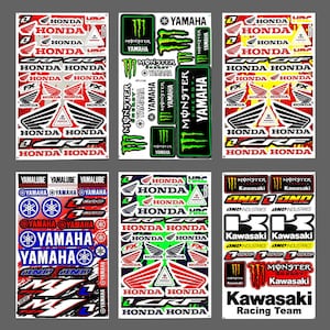 Team HONDA MotoGP Stickers: Motorcycle Motocross ATV Decals