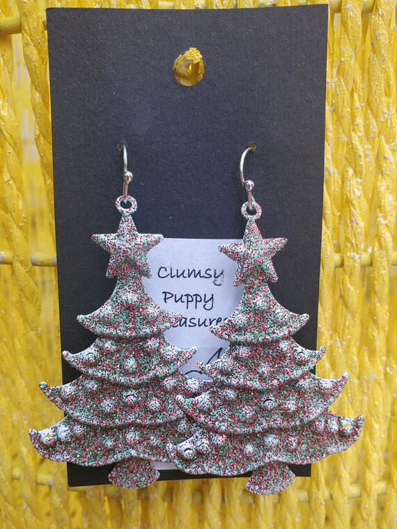 Sparkly christmas best sale earrings