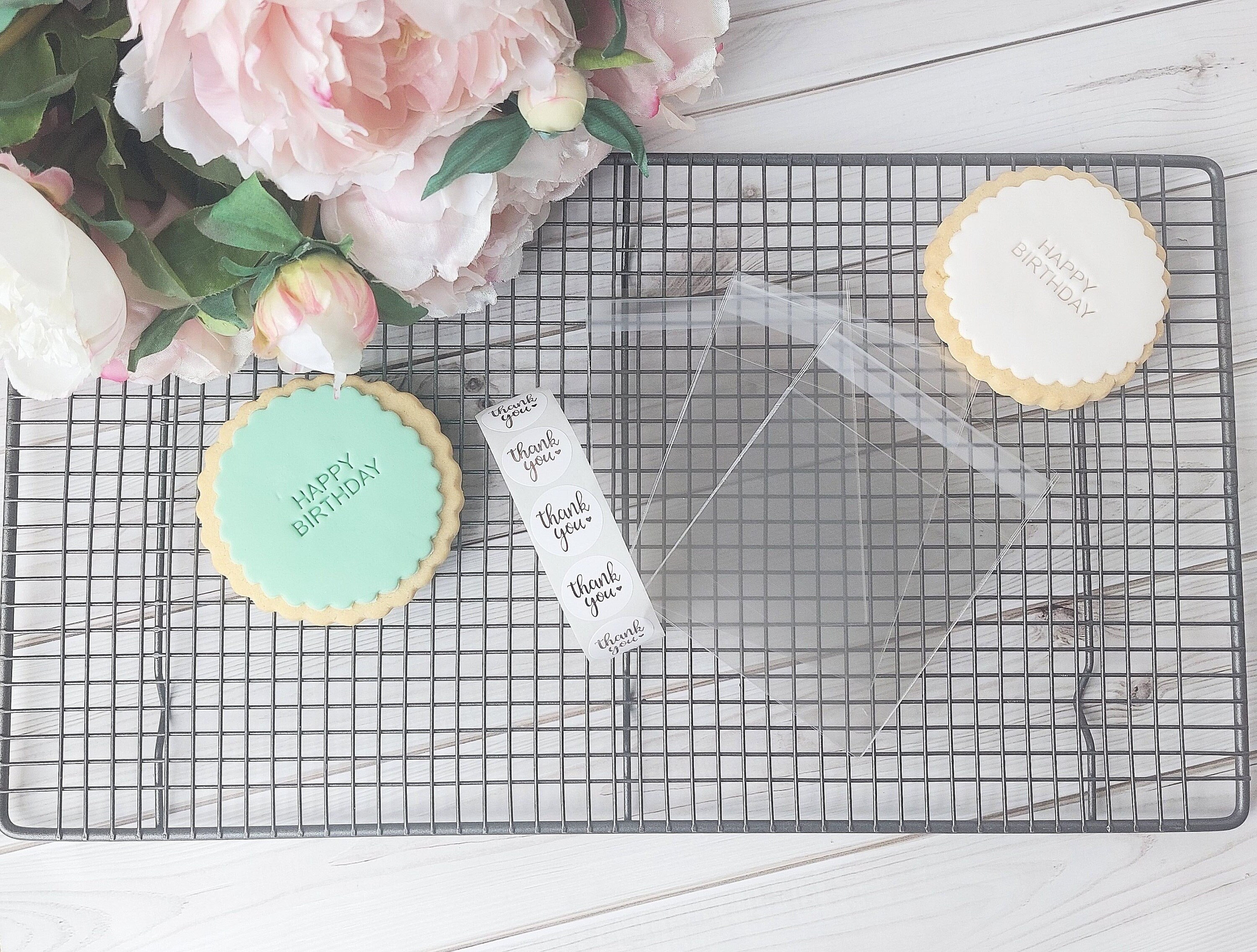 Favour Bags,Sweet Bags,M&S Biscuit Bags, Cookie Thank You Wedding Favours,Birthday Party.Fill Your Own Plain Clear Bags 10cmx10cm or 7cmx7cm