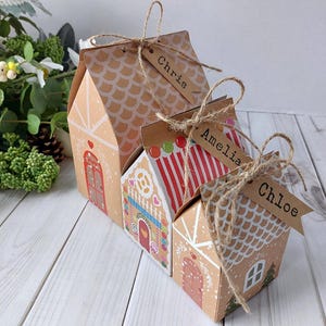 Adornos navideños personalizados, nombres de lugares, arreglos de mesa, regalos de mesa, tarjetas de lugar, caja de regalo para bodas en casa, petardos navideños