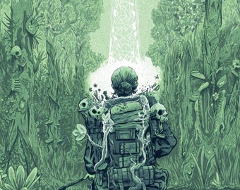 Annihilation Movie Poster 3D printen muur opknoping cadeau idee woonkamer digitale print populaire unframed hoge kwaliteit goed werk kunstwerk