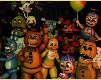 Freddy Fazbear Poster - Etsy