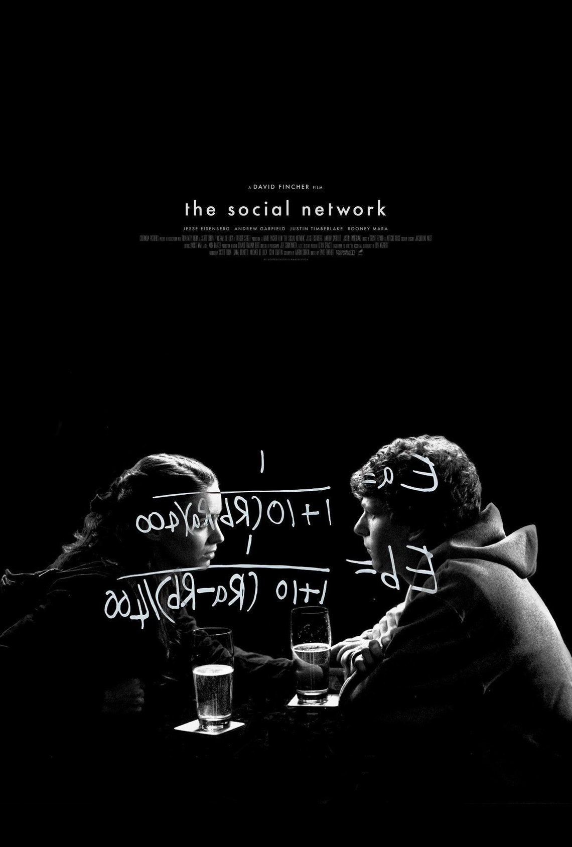 The Social Network Movie Poster Custom Printing Wall D cor Etsy