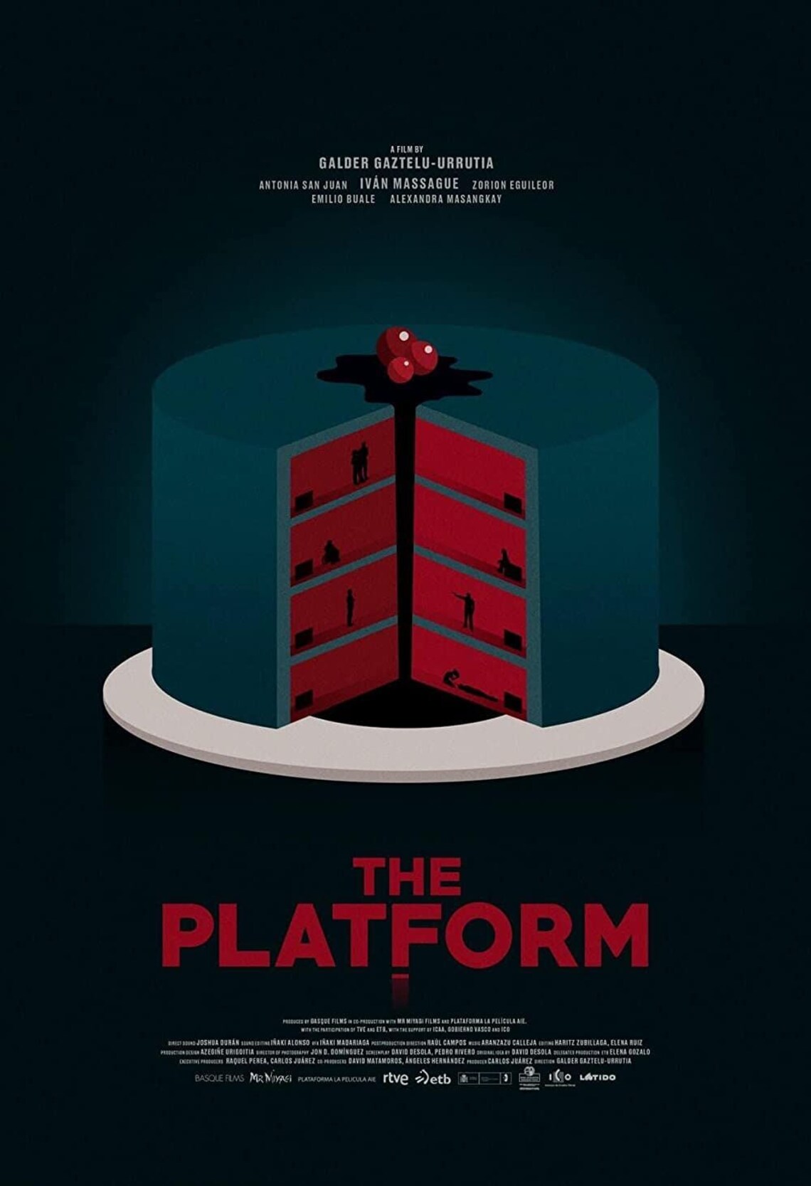 The Platform Movie Poster social science fictionhorror film Etsy