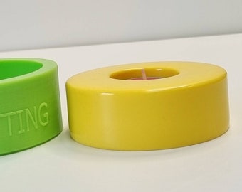 Round Ring shaped tealight holder silicone mould