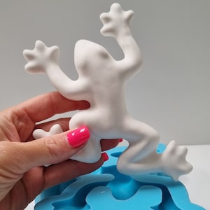 3D frog silicone mould,  plaster mould,  jesmonite mould