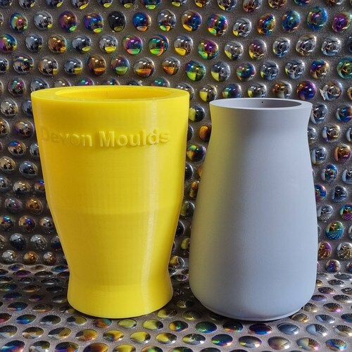 20cm Vase Silicone Mould Vase Mold Jesmonite Vase Concrete Etsy