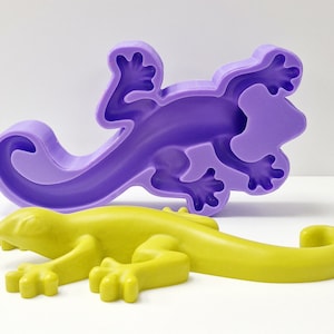 3D lizard silicone mould, plaster mould, jesmonite mould, wax mould