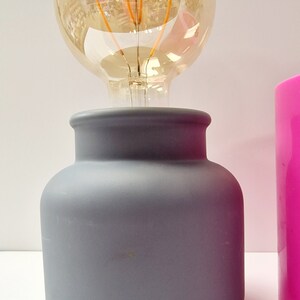 Lamp base 5 Silicone mould, jesmoite mould, concrete lamps image 4