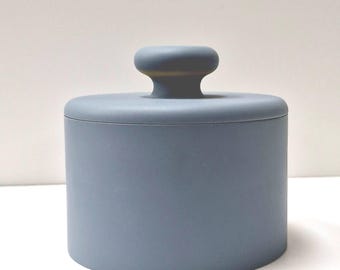 Molde de silicona con tapa Dart para velas, almacenamiento (corto o alto)