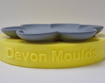 Flower trinket tray silicone mould , jesmonite mould,  concrete mould, trays