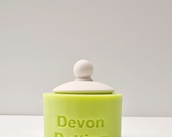 Tealight lid with a round handle silicone mould