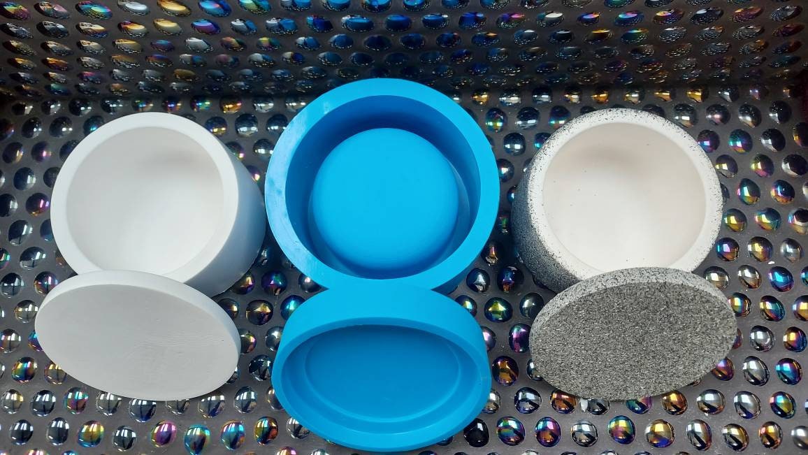 Candle Vessel Molds Concrete Cement Molds. Jesmonite Mold Etsy UK