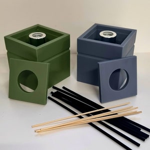 Square routed reed diffuser silicone mould