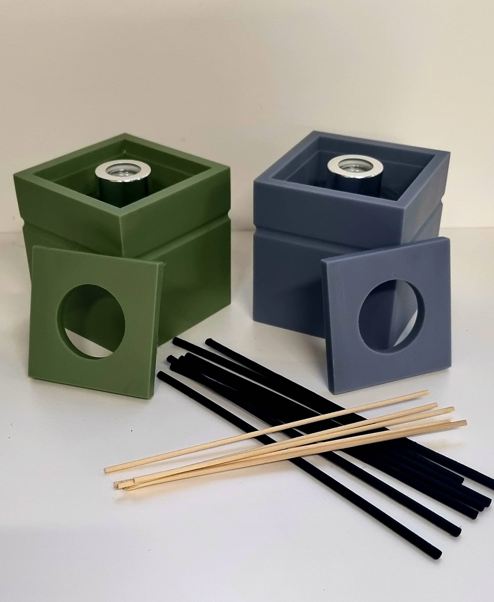 Square Routed Sides Square Routed Reed Diffuser Silicone Mould - Etsy