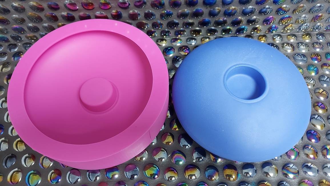 Extra large Tea light holder silicone mould, mandala dot art mould.