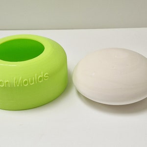 100 mm/4 cale płaska silikonowa forma do kamienia artystycznego