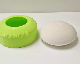 100mm/4 inches flat Art stone silicone mold