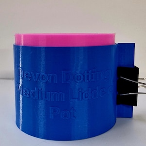 Medium lidded pot,  cylinder silicone mold for candle mold, pot mold , jesmonite mold concrete mold,  plant pot mold