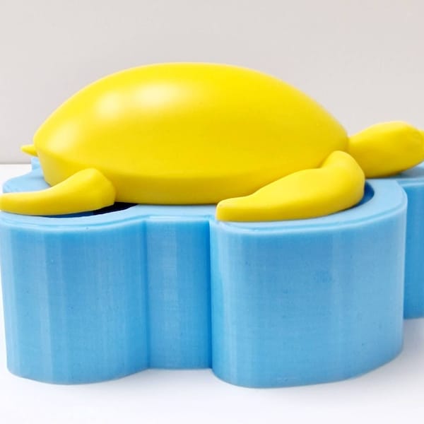 Petit moule en silicone tortue de mer 3d