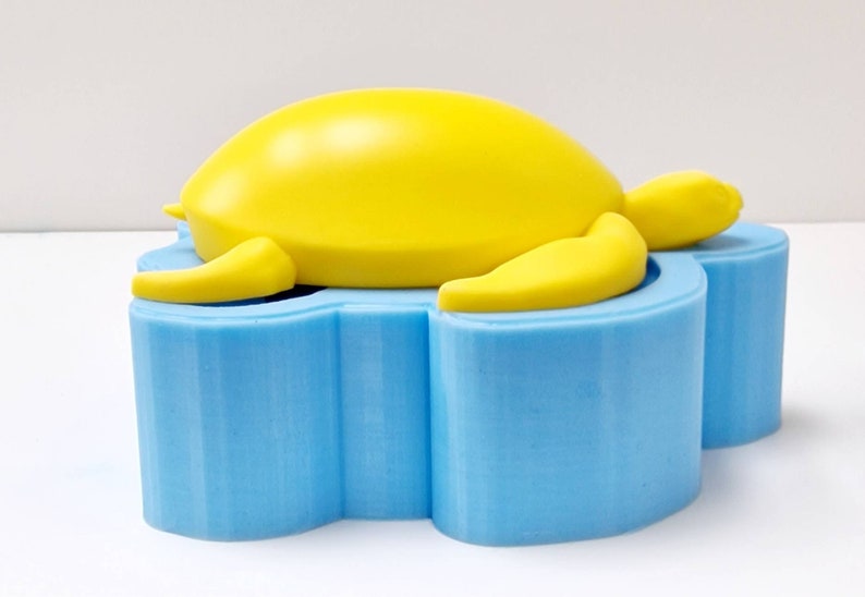 Small 3d sea turtle silicone mould image 1