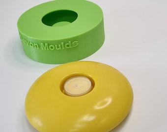 150mm flat Tealight holder silicone mould