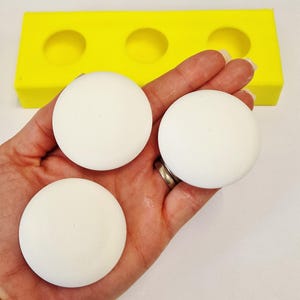 5cm flat art stone multi cavity silicone mould