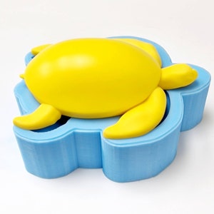 Small 3d sea turtle silicone mould image 2