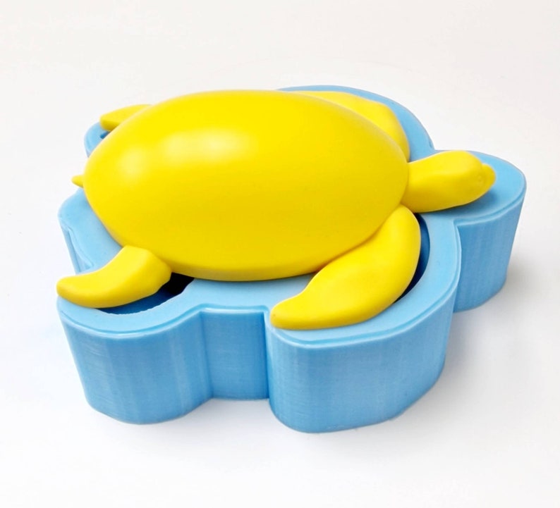 Small 3d sea turtle silicone mould image 2