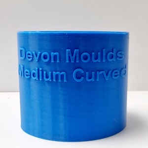 Wax refill mould for DevonDotting medium curved pot, REFILL MOULD ONLY