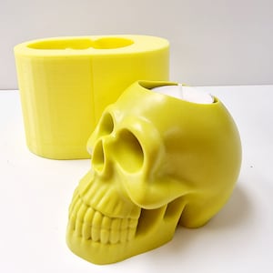 Large Skull tealight holder silicone mould