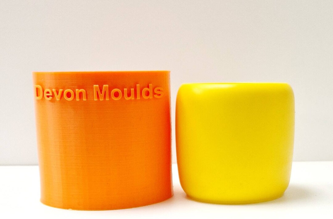 Candle Vessel/plant Pot Silicone Mould for Concrete, Jesmonite Mold