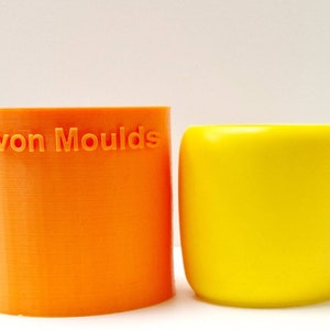 Candle vessel/Plant Pot silicone mould for concrete,  jesmonite mold,  plaster mold, candle holder