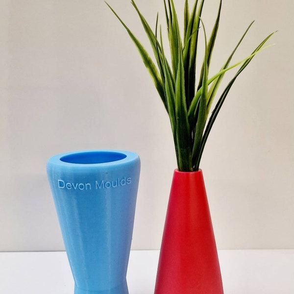 Bud vase 3 , silicone mould , jesmonite mold, concrete mould , plaster mould for vase