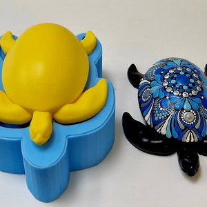 Small 3d sea turtle silicone mould image 5