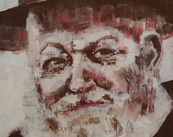 Jewish Art, Rebbe, Rabbi, Giclee, Fine Art Print, Painting, Wall Art, Wall Decor