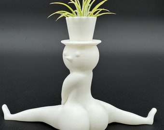 Funny Big Booty Snowman Air Plant Planter: Gag Gift
