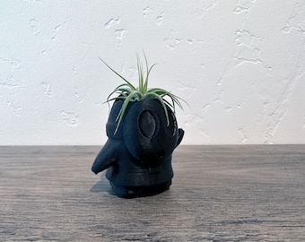 ShyGuy Air Plant Planter: Nintendo Gamer Desk Decor with Live Tillandsia