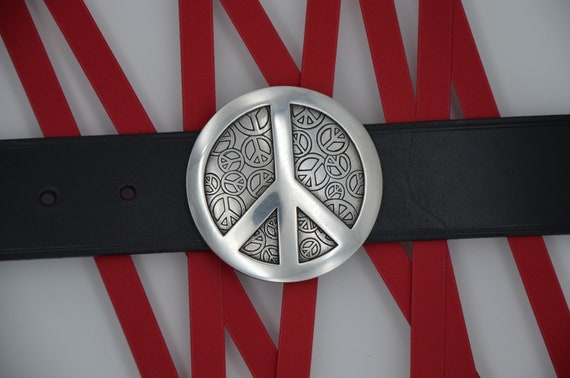 Gürtelschließe Buckle 4,0 cm Muster Abstrakt Formen