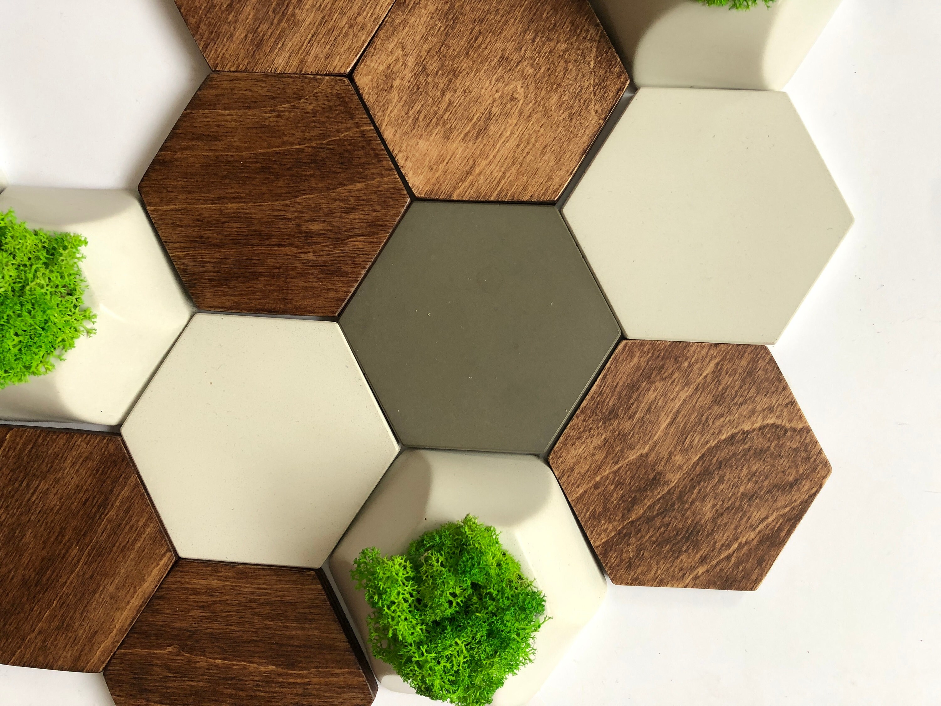 Apartment decor Modern geometric wall art Headboard decor Etsy