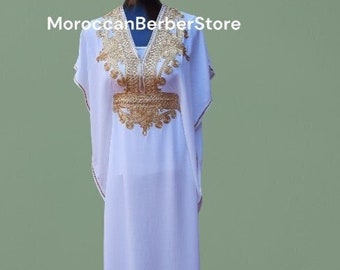 kAFTAN,Moroccan Kaftan,white Caftan,women caftan, beach cover ups ,resortwear,one size plus,bohemian dress ,white caftan,maternity Caftan