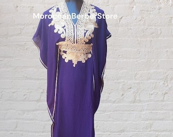 purple kaftan for women, gift for her,Moroccan Kaftan,caftan moroccan, kaftan dress for women, beach cover ups ,Bridesmaid dress,gandoura,
