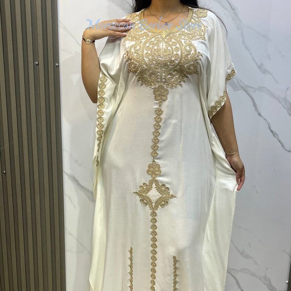 Butterfly Abaya with gold embroidery, kaftan abaya oversized, butterfly abaya , MOROCCAN Kaftan abaya,kaftan oversize,Ramadan abaya M to 3XL