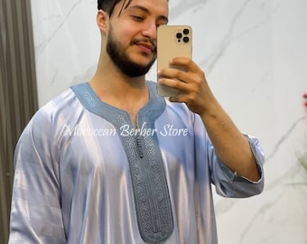 KAFTAN for Men , Moroccan men kaftan , JUBBA men ,Ramadan men Dress, gift for men, Gandoura MEN, Moroccan qamis Eid Ramadan,ramadan gift