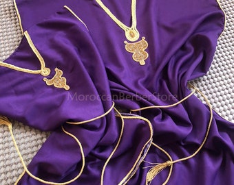 kaftan Mommy and me,purple kaftan for mom and daughter ,kaftan moroccan,kaftan dress,RAMADAN KAFTAN,Eid kaftan, daughter matching,