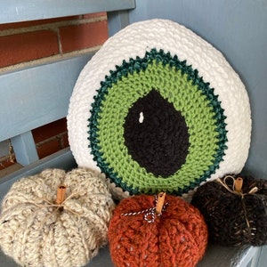 PATTERN ONLY, Crochet, Monster Eye Pillow Pattern