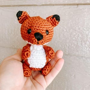 PATTERN ONLY, Fox Buddy crochet pattern.